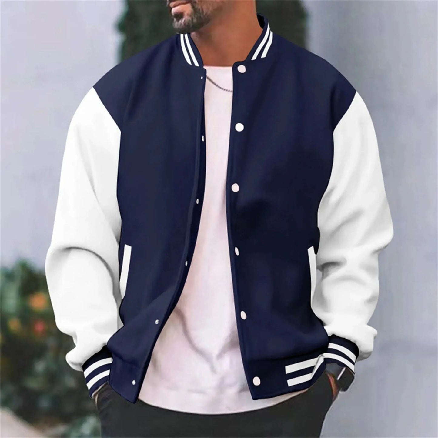 LAURENT MONACO | VESTE BOMBER VARSITY POUR HOMMES