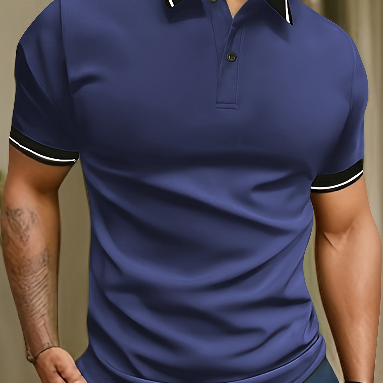 LAURENT MONACO | CHEMISE D'ÉTÉ À COL POUR HOMMES