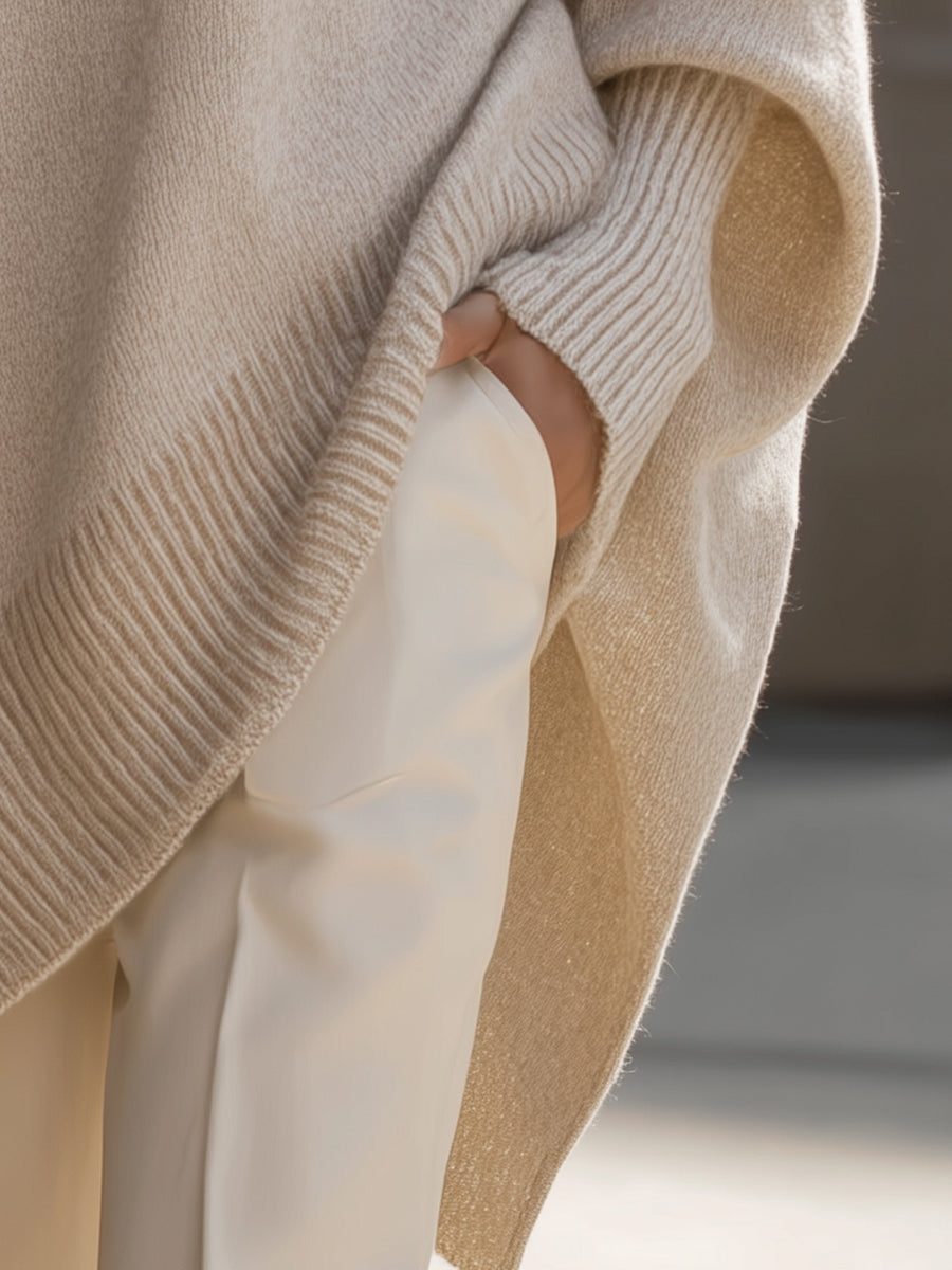 Ana | Jersey Poncho Oversize