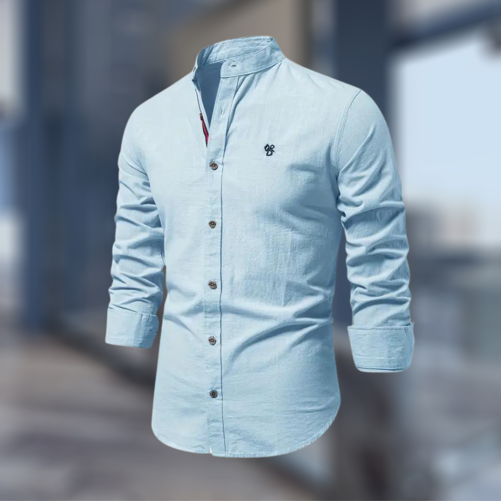 LAURENT MONACO | POLO À MANCHES LONGUES COUPE CLASSIQUE POUR HOMMES