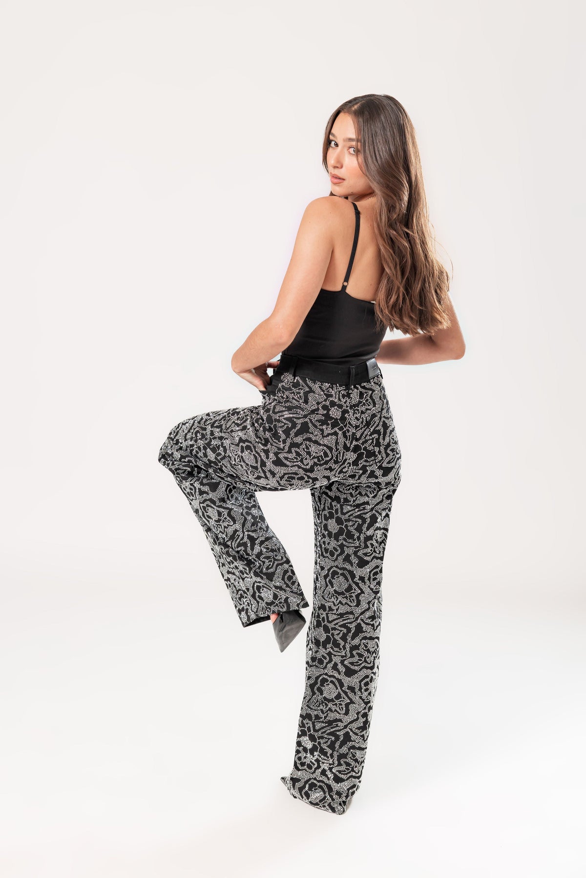 Bárbara | Pantalón wide leg negro