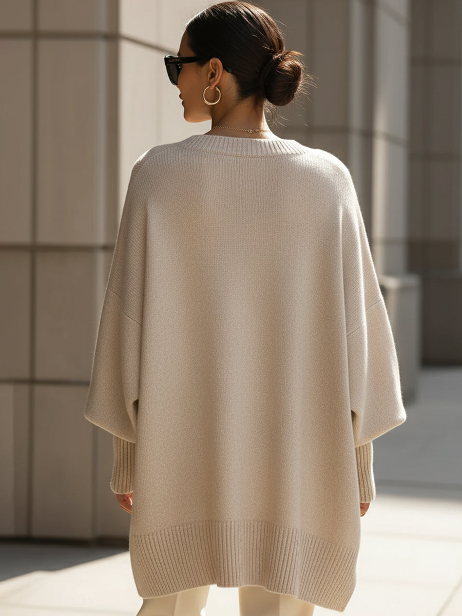 Ana | Jersey Poncho Oversize
