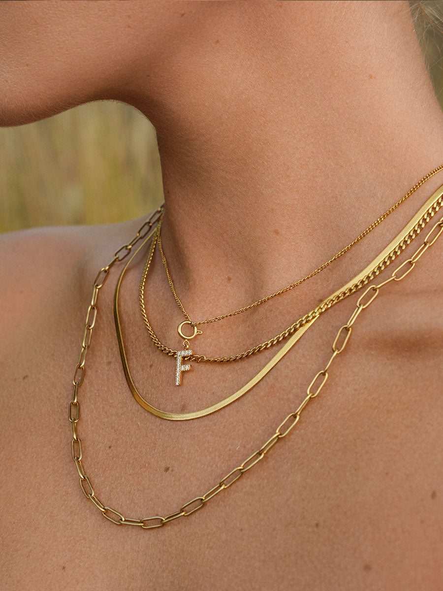 Alessia | Collar de eslabones con caída en Y