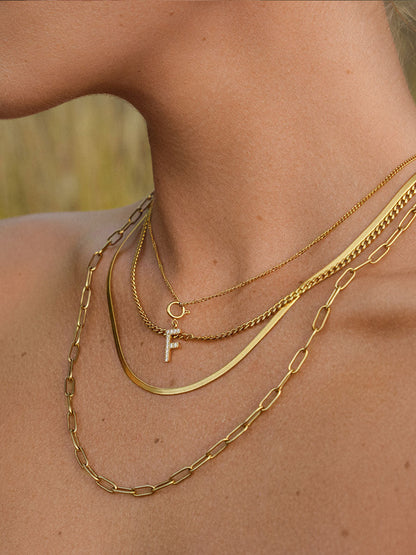 Alessia | Collar de eslabones con caída en Y