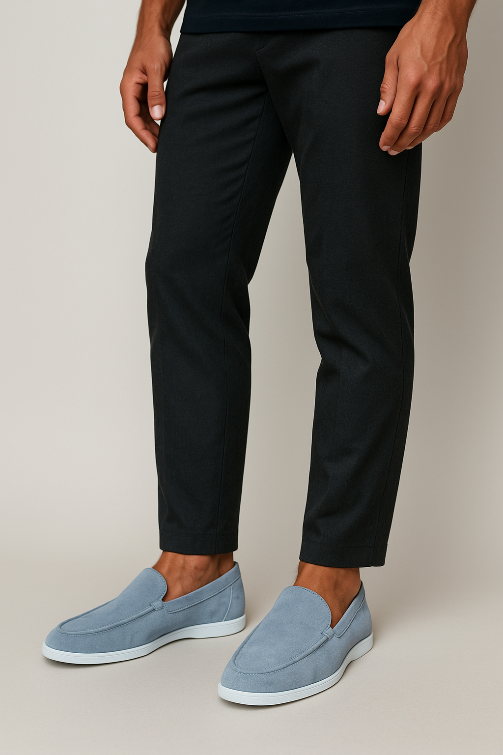 LAURENT MONACO | MOCASSINS CLASSIQUES EN DAIM POUR HOMME