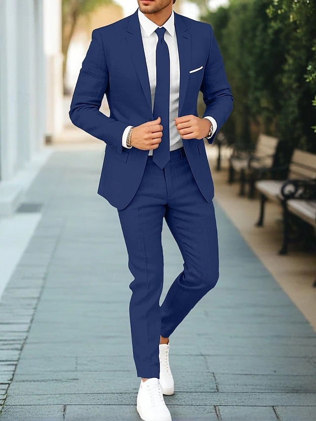 LAURENT MONACO | COSTUME EN LIN D'ÉTÉ POUR HOMMES