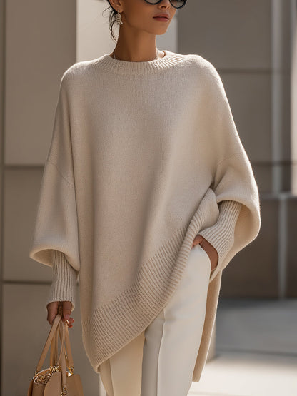 Ana | Jersey Poncho Oversize