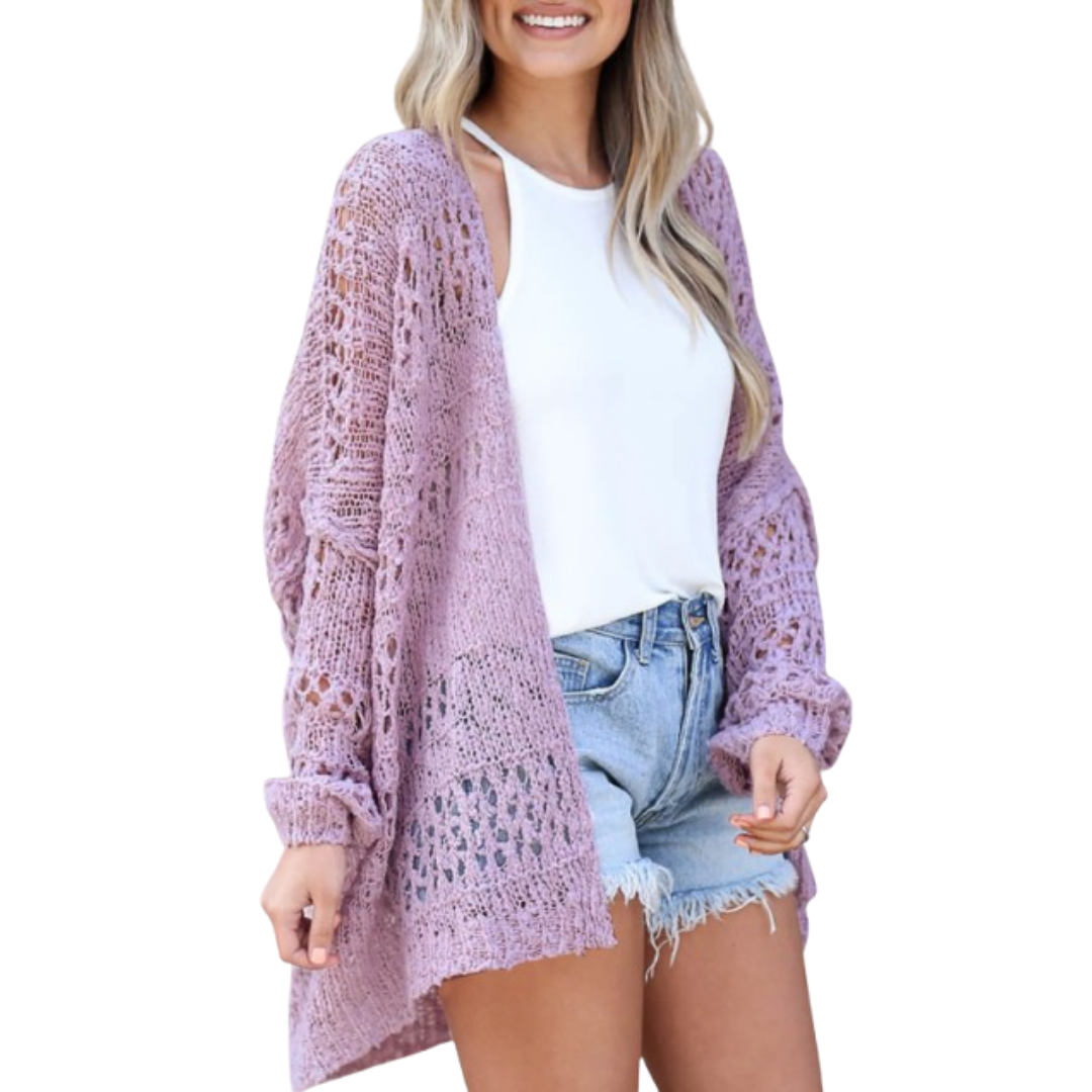 NAOMI | Cárdigan Boho de Verano Oversized Ligero