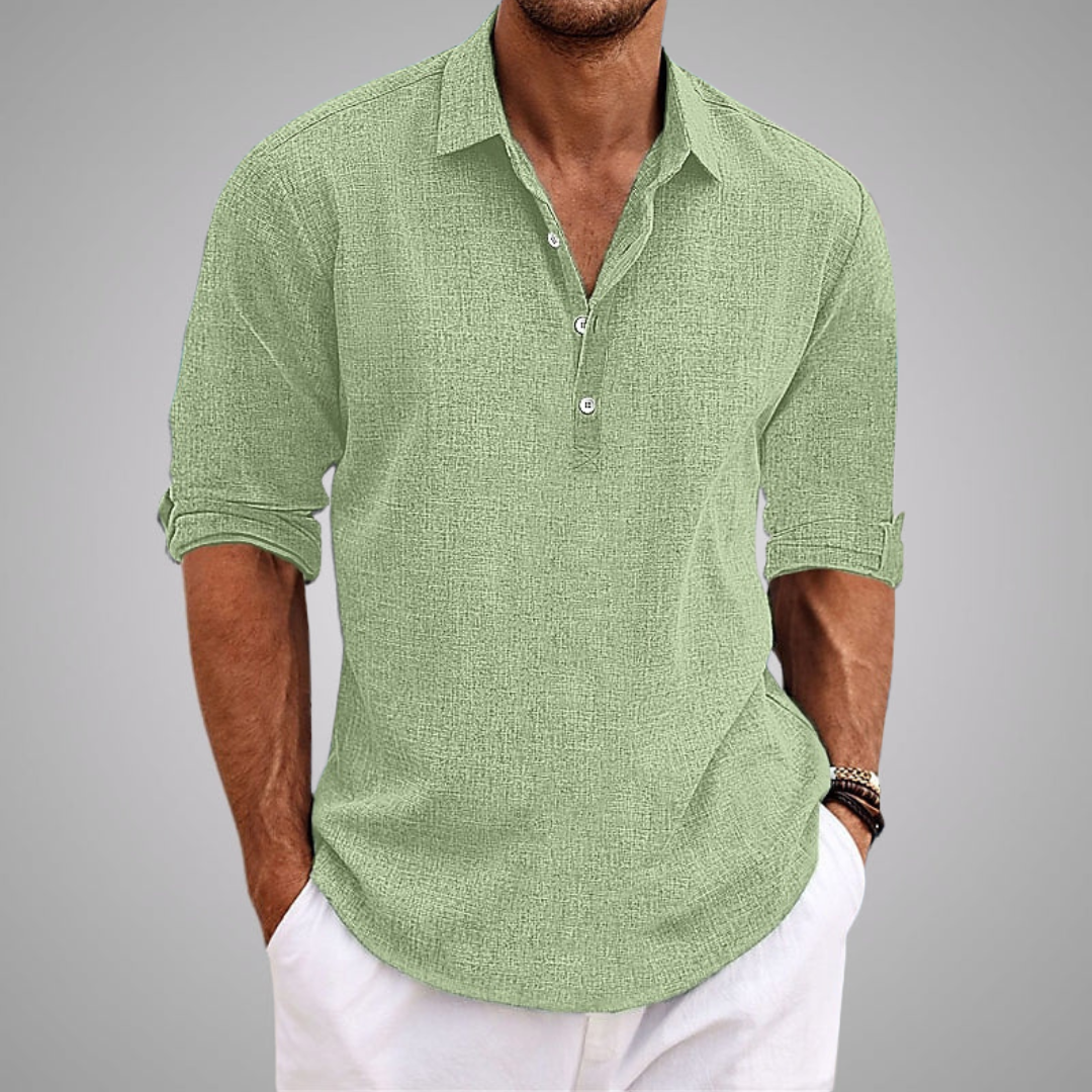 LAURENT MONACO | CHEMISE EN LIN D’ÉTÉ POUR HOMME