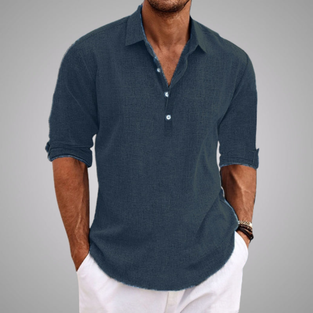 LAURENT MONACO | CHEMISE EN LIN D’ÉTÉ POUR HOMME