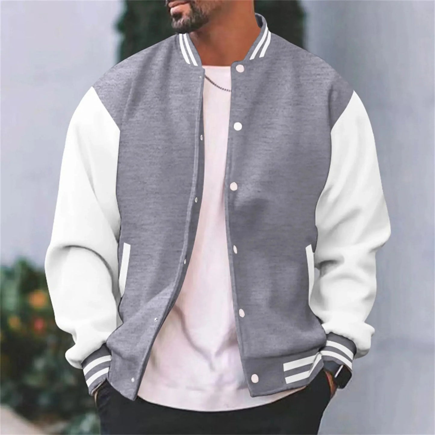 LAURENT MONACO | VESTE BOMBER VARSITY POUR HOMMES
