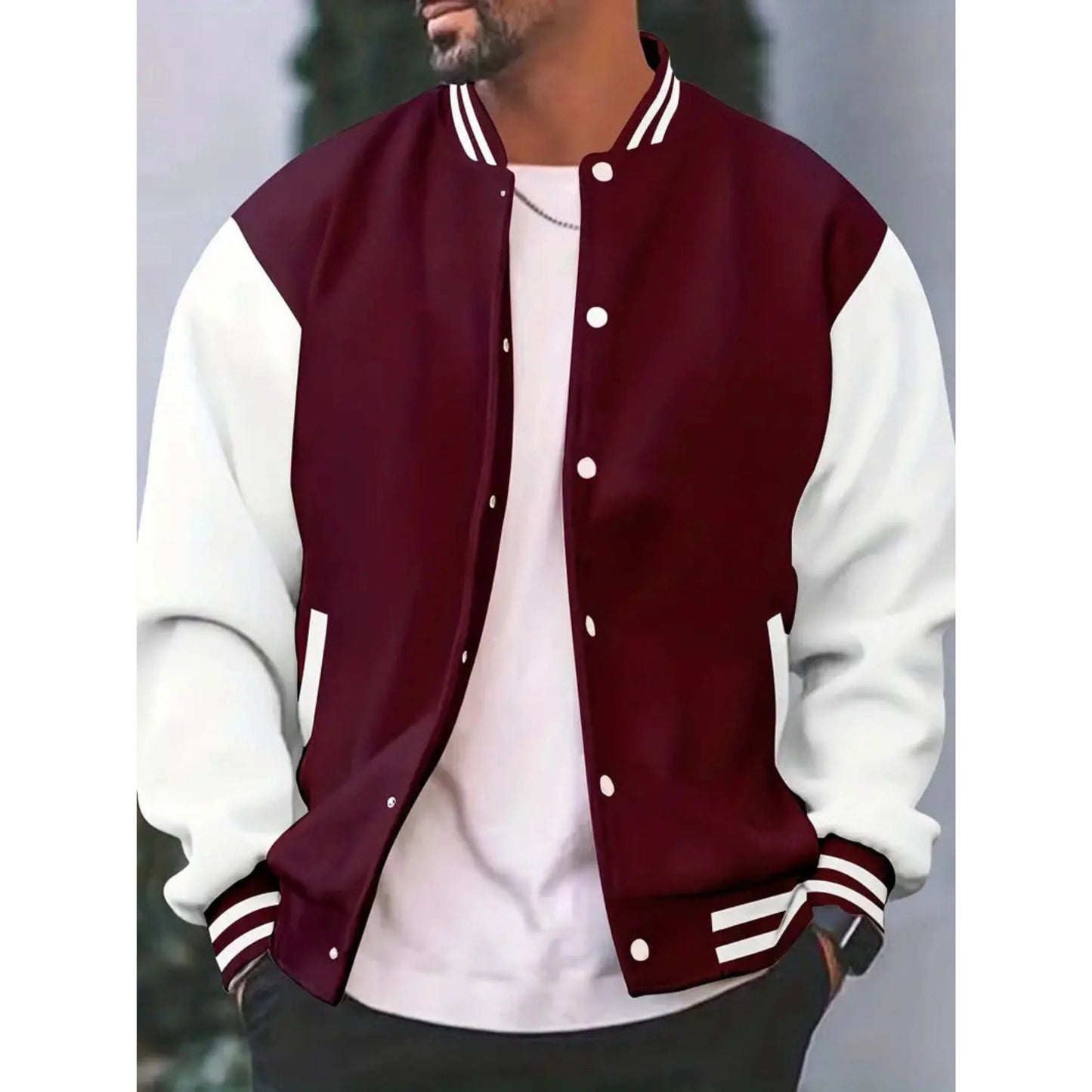 LAURENT MONACO | VESTE BOMBER VARSITY POUR HOMMES