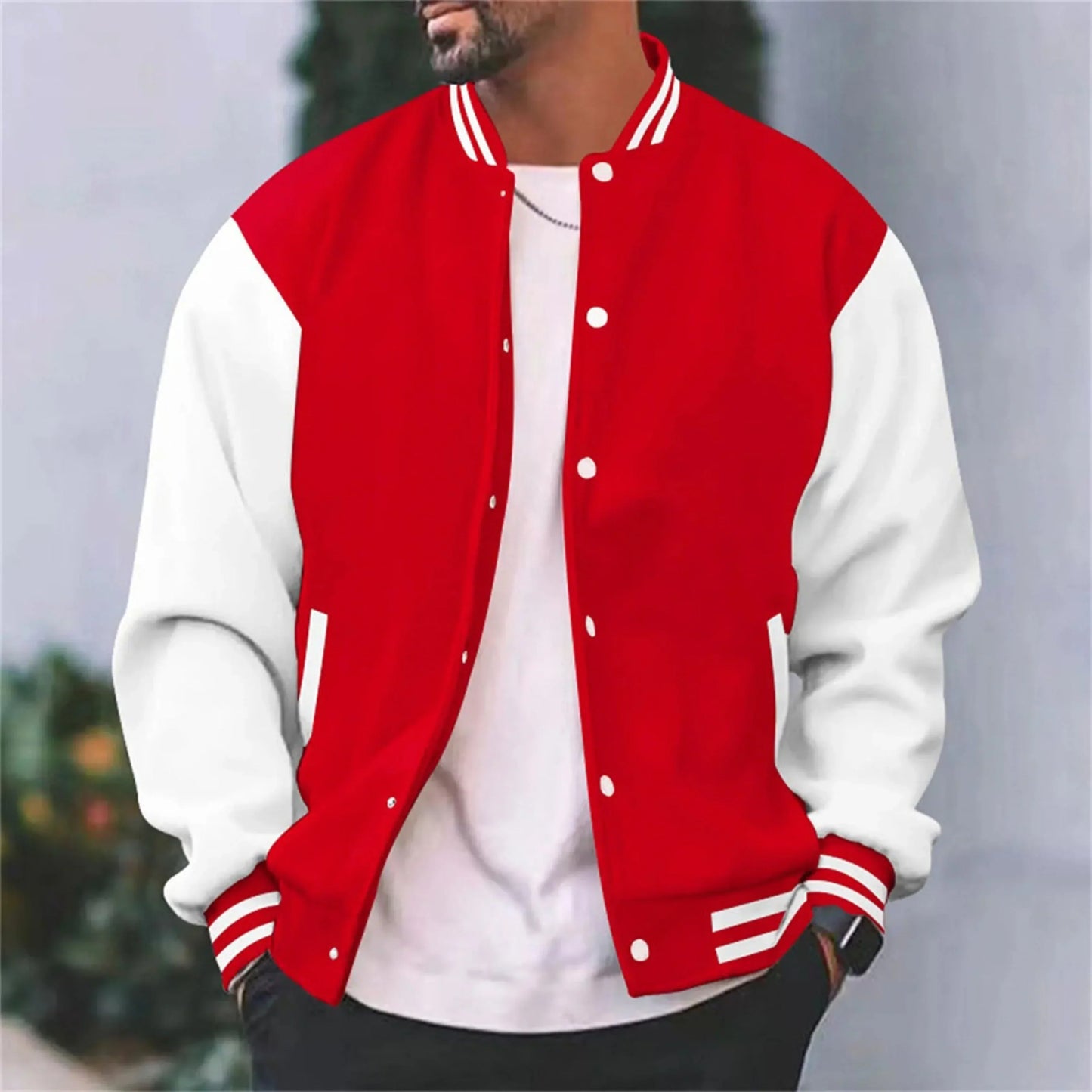LAURENT MONACO | VESTE BOMBER VARSITY POUR HOMMES