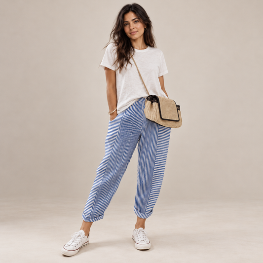 Elena | Pantalón de rayas