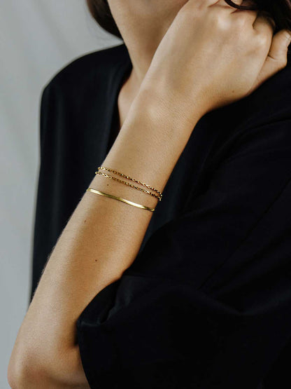 Renata | Pulsera de cadena plana