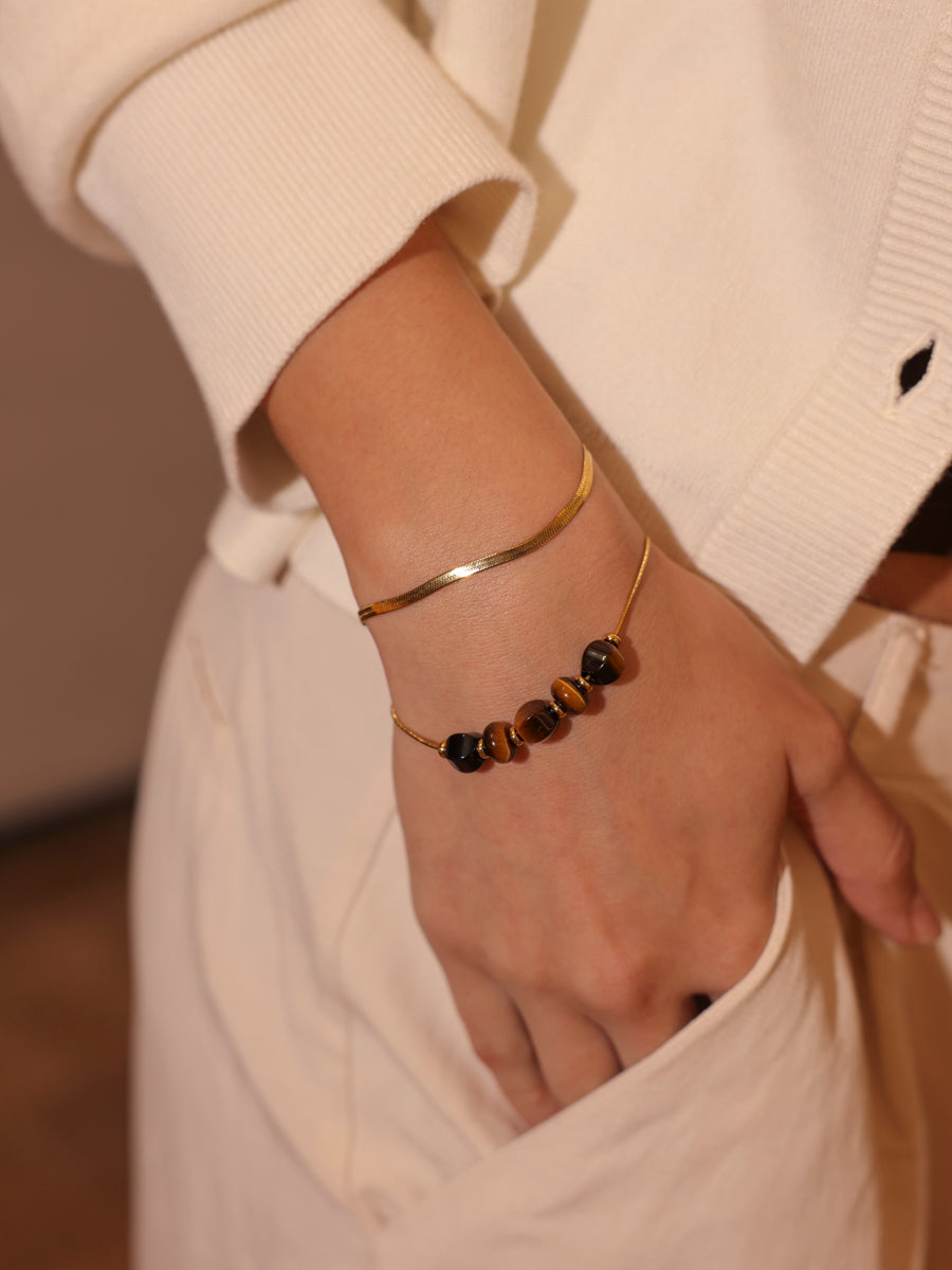 Renata | Pulsera de cadena plana