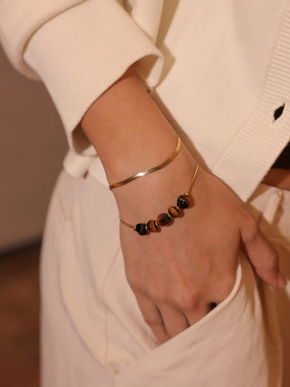 Renata | Pulsera de cadena plana