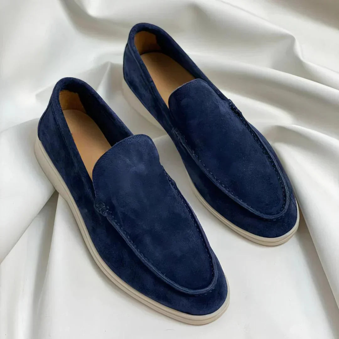 LAURENT MONACO | MOCASSINS CLASSIQUES EN DAIM POUR HOMME