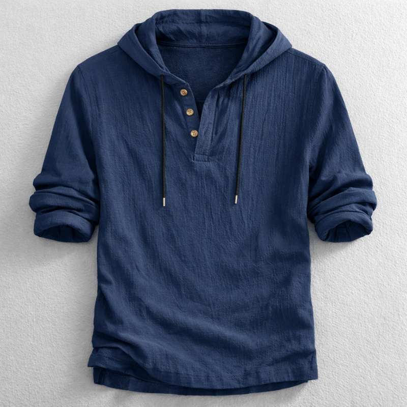 LAURENT MONACO | CHEMISE CLASSIQUE À CAPUCHE POUR HOMMES