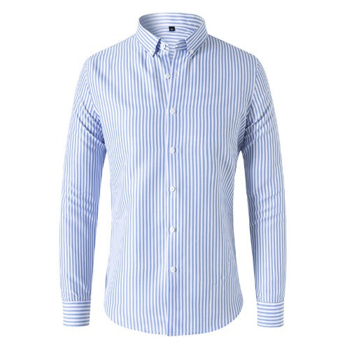 LAURENT MONACO | CHEMISE FORMELLE CLASSIQUE À RAYURES POUR HOMME