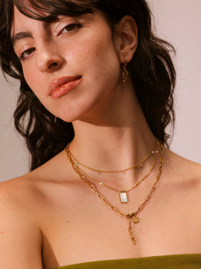 Alessia | Collar de eslabones con caída en Y