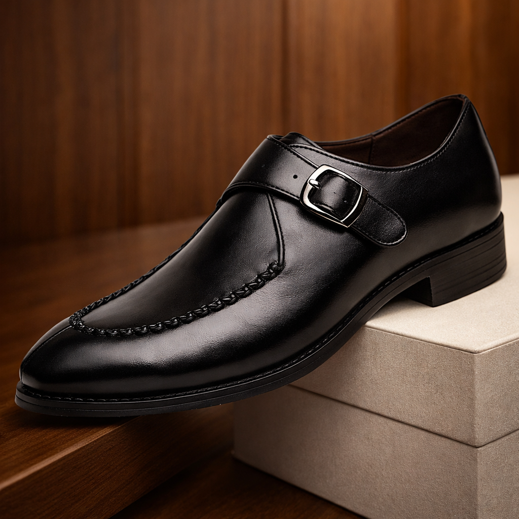 LAURENT MONACO | CHAUSSURES DE DRESS À BOUCLE POUR HOMMES