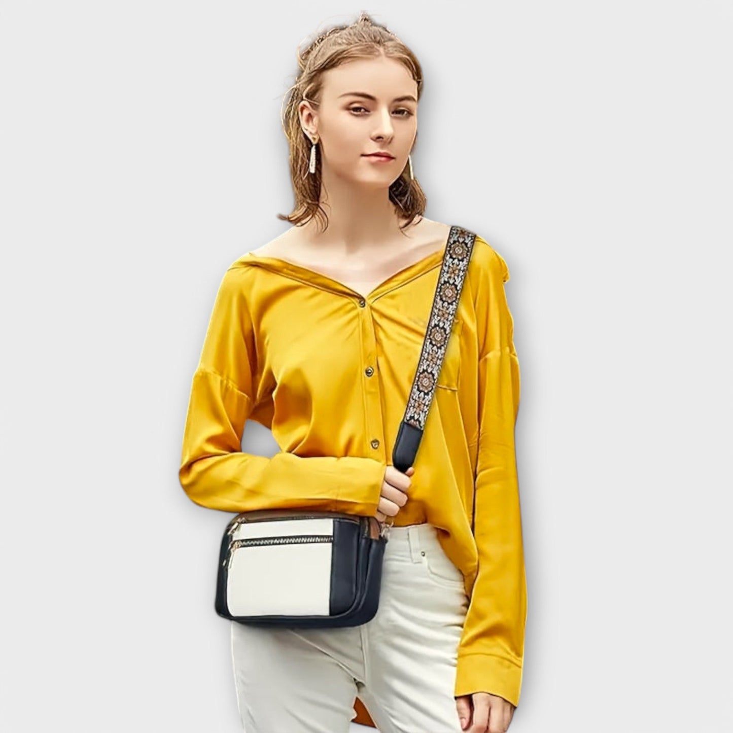 Celeste | Bolsa retro boho chic