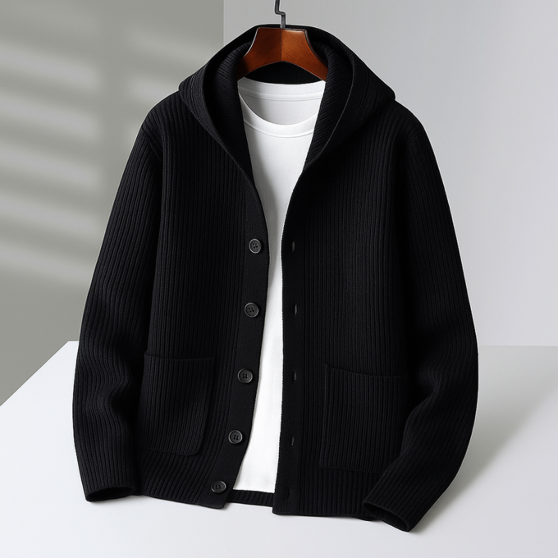 LAURENT MONACO | GILET À CAPUCHE POUR HOMMES