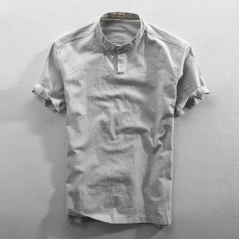 LAURENT MONACO | CHEMISE D'ÉTÉ À MANCHES COURTES POUR HOMMES