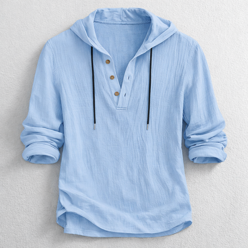 LAURENT MONACO | CHEMISE CLASSIQUE À CAPUCHE POUR HOMMES