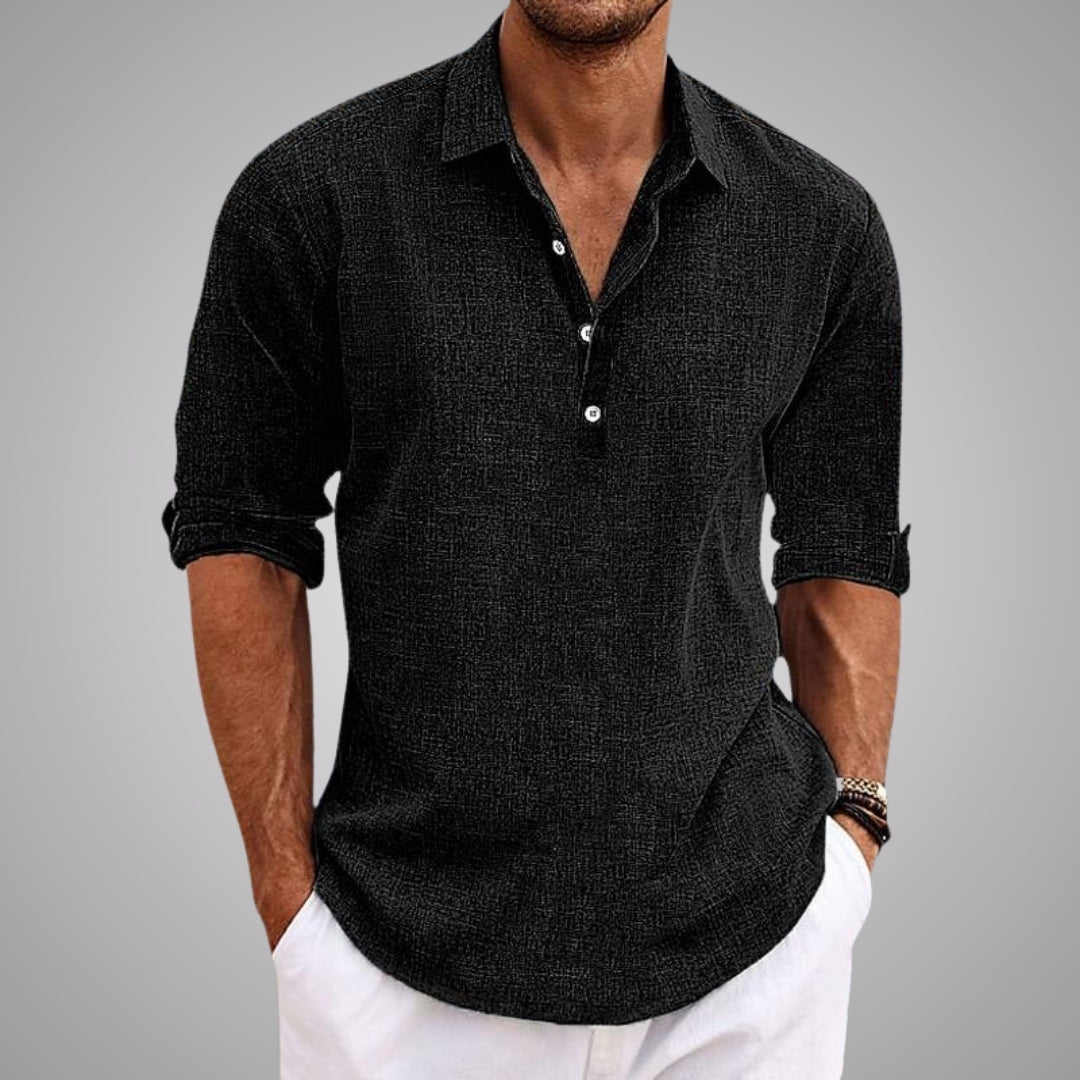 LAURENT MONACO | CHEMISE EN LIN D’ÉTÉ POUR HOMME