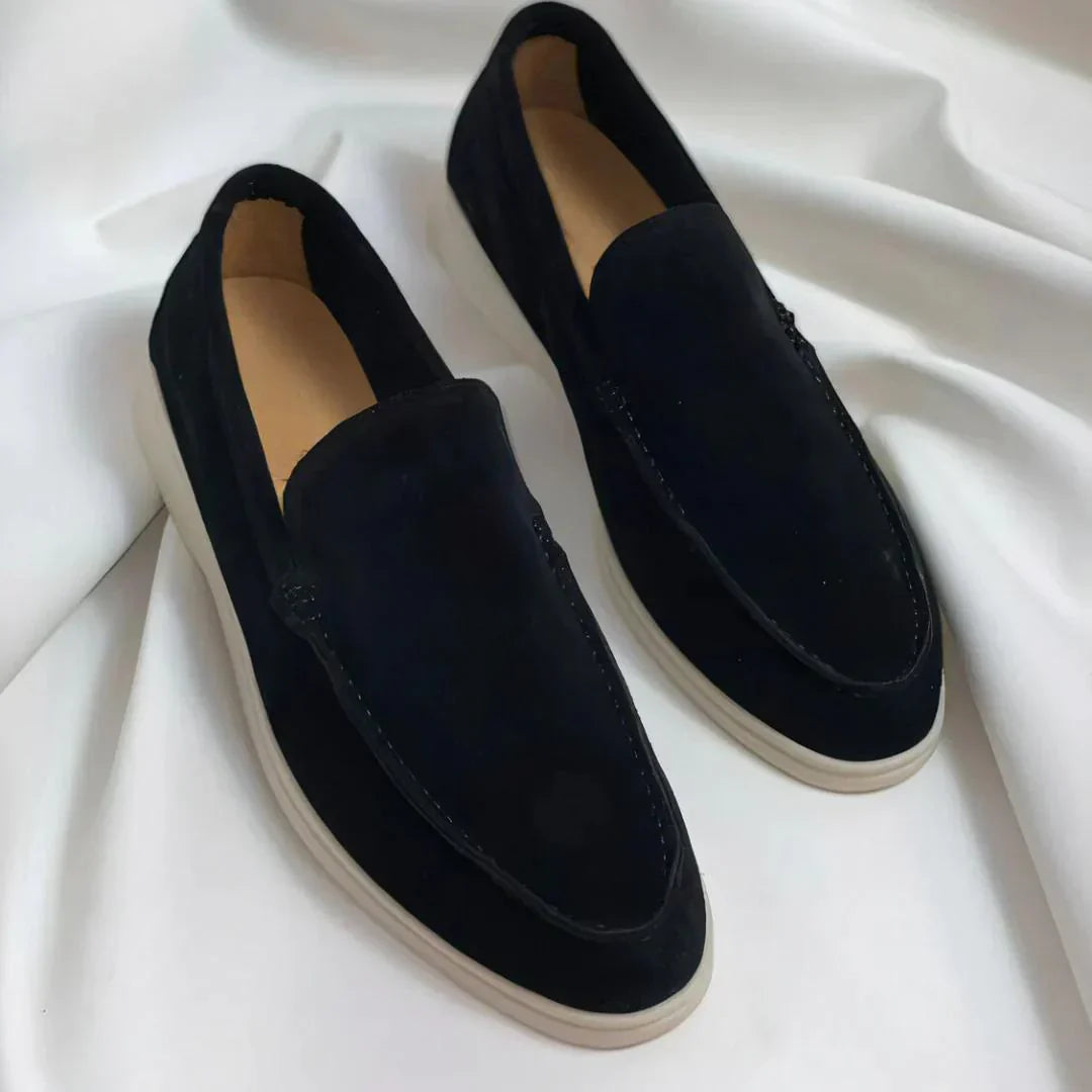 LAURENT MONACO | MOCASSINS CLASSIQUES EN DAIM POUR HOMME