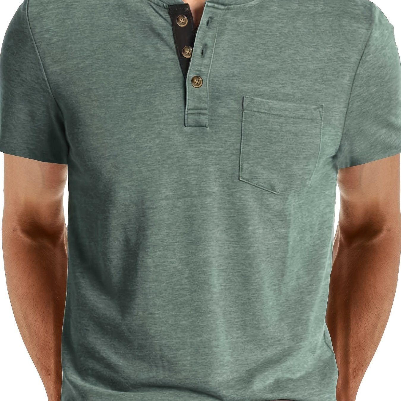 LAURENT MONACO | T SHIRT HENLEY POUR HOMME