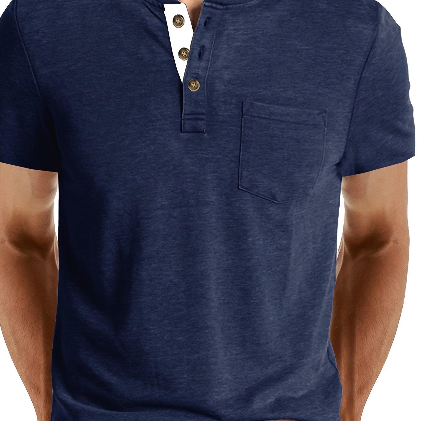 LAURENT MONACO | T SHIRT HENLEY POUR HOMME