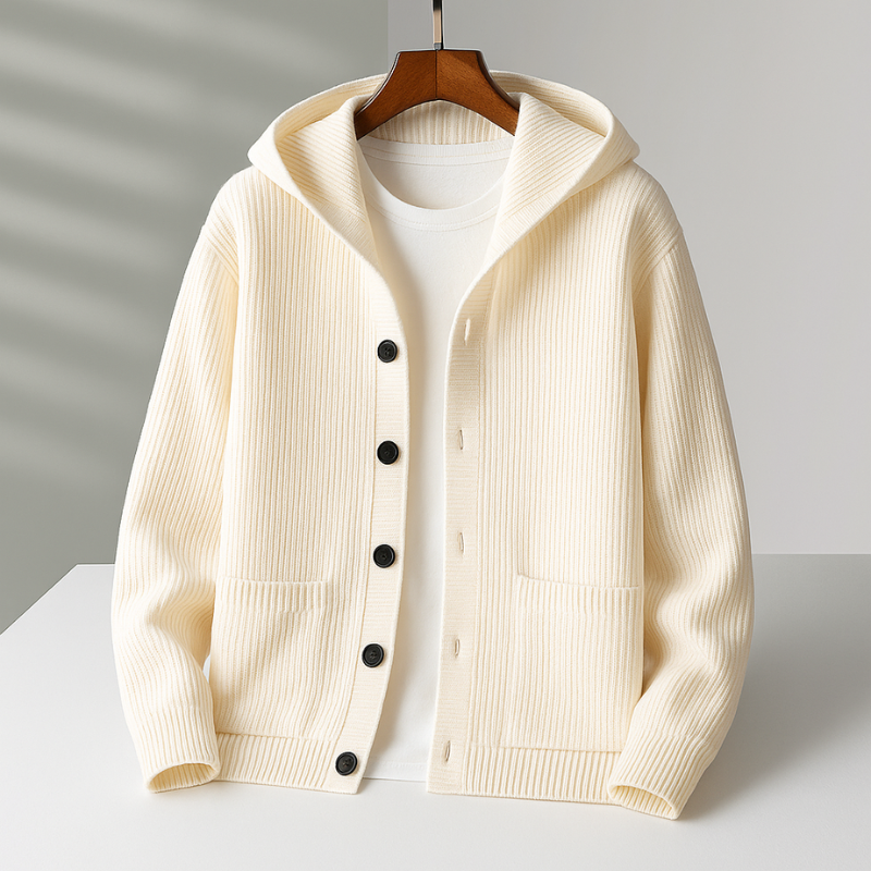 LAURENT MONACO | GILET À CAPUCHE POUR HOMMES