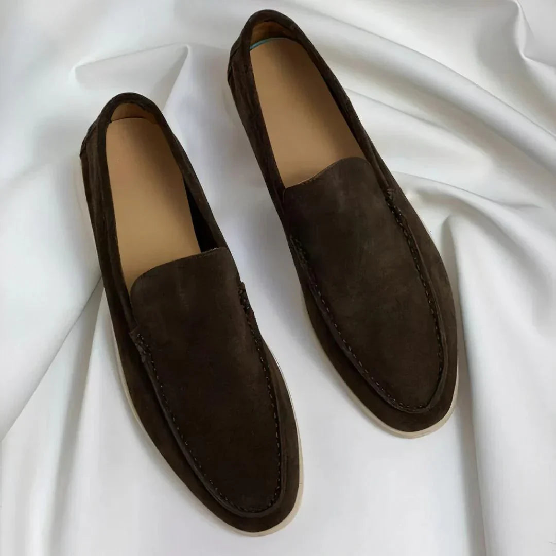LAURENT MONACO | MOCASSINS CLASSIQUES EN DAIM POUR HOMME
