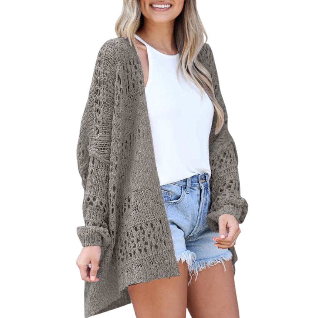 NAOMI | Cárdigan Boho de Verano Oversized Ligero