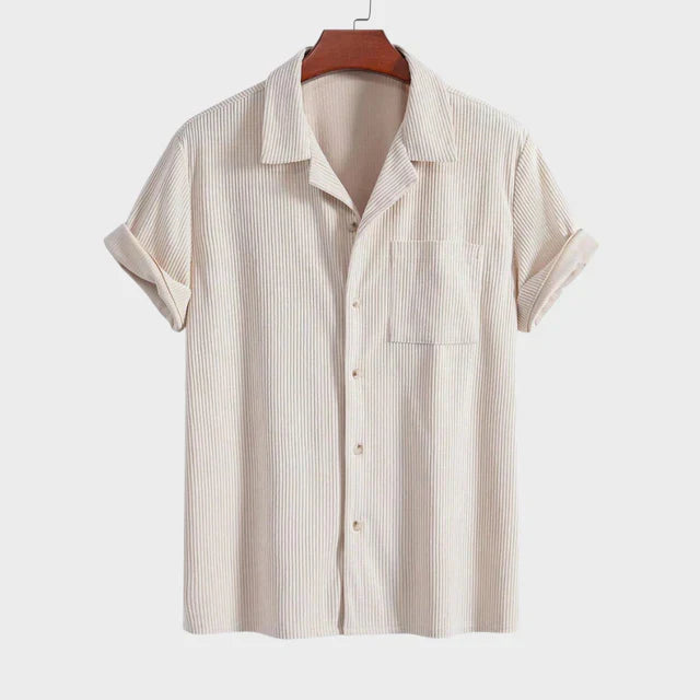 LAURENT MONACO | CHEMISE CUBA TEXTURÉE POUR HOMMES