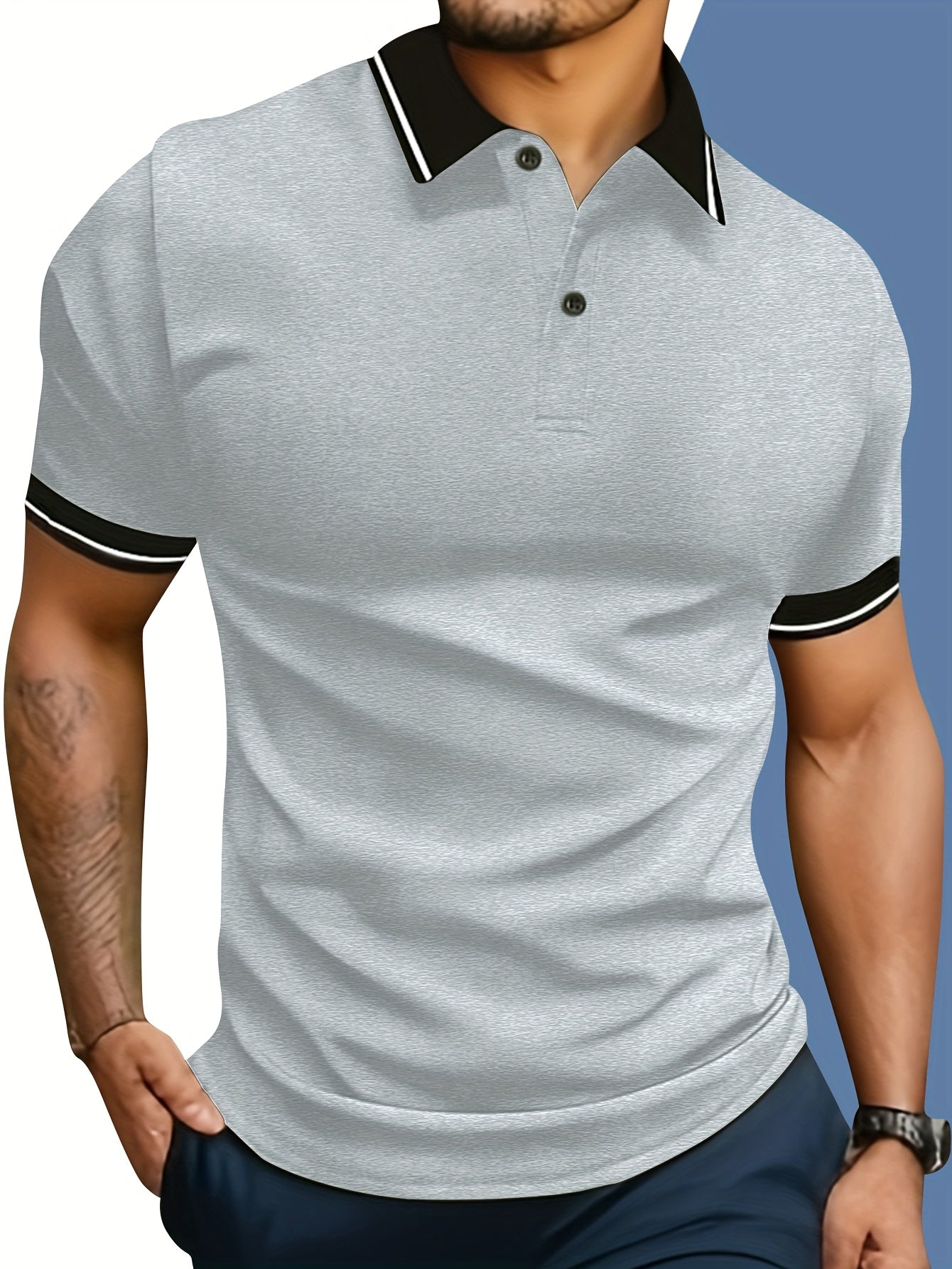LAURENT MONACO | CHEMISE D'ÉTÉ À COL POUR HOMMES