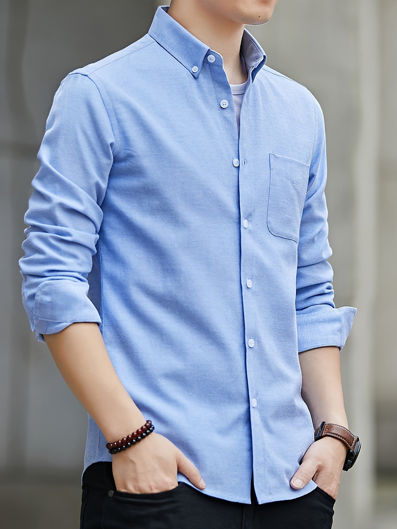 LAURENT MONACO | CHEMISE MANCHES LONGUES POUR HOMMES