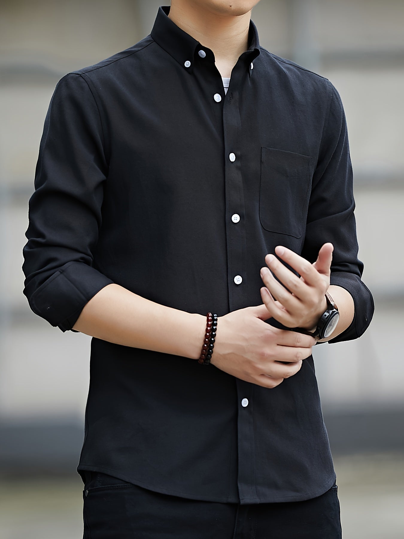LAURENT MONACO | CHEMISE MANCHES LONGUES POUR HOMMES
