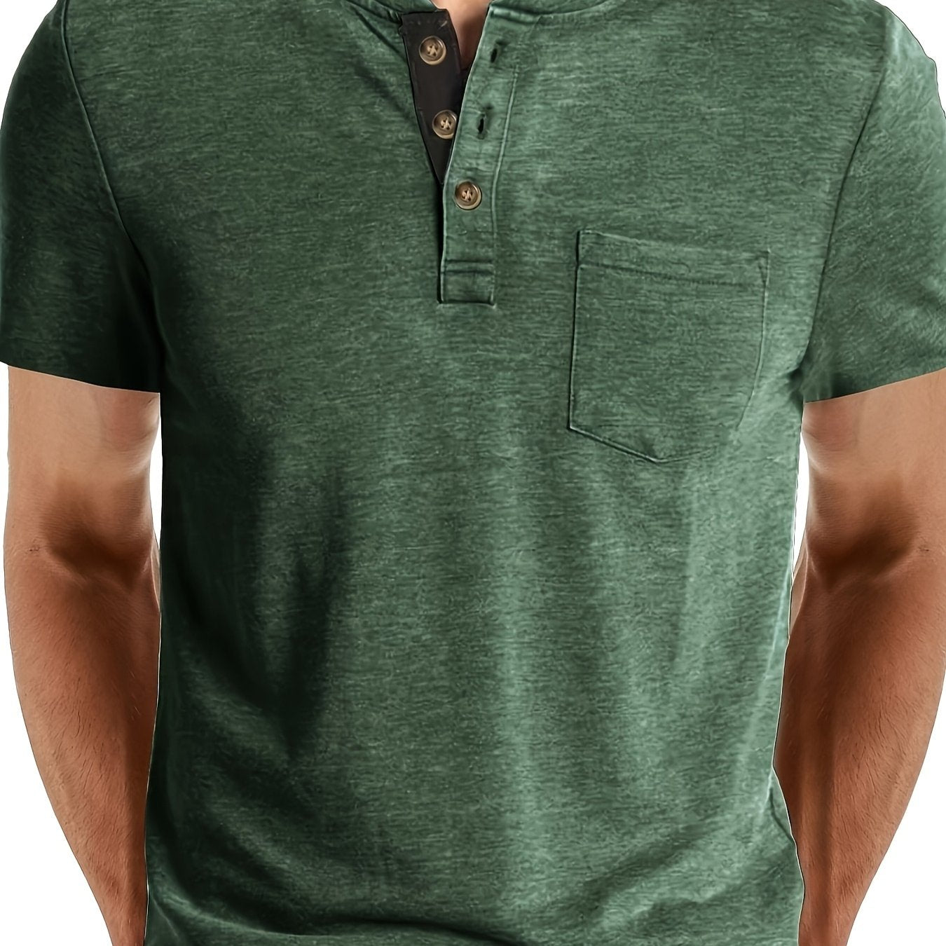 LAURENT MONACO | T SHIRT HENLEY POUR HOMME