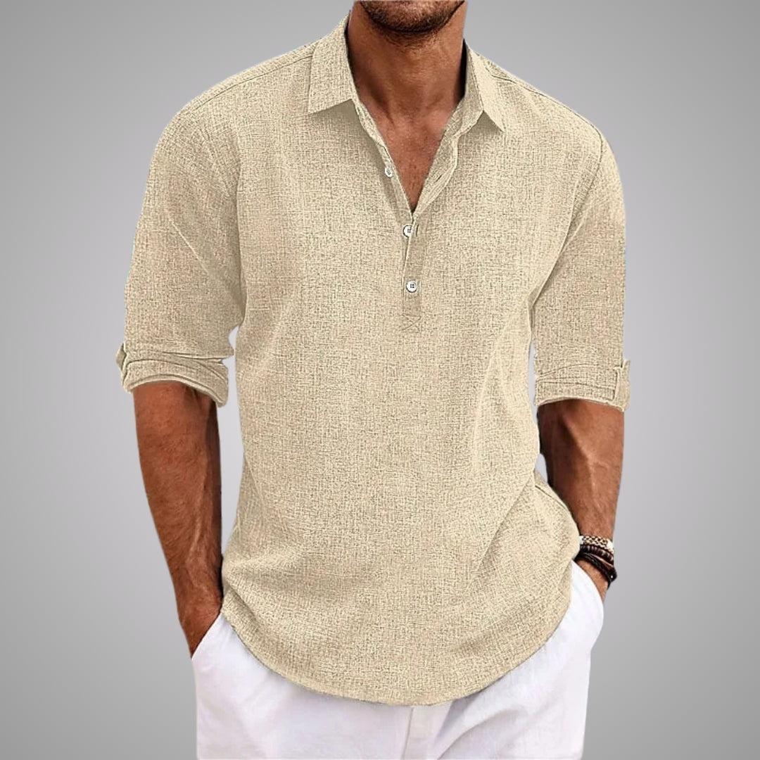 LAURENT MONACO | CHEMISE EN LIN D’ÉTÉ POUR HOMME