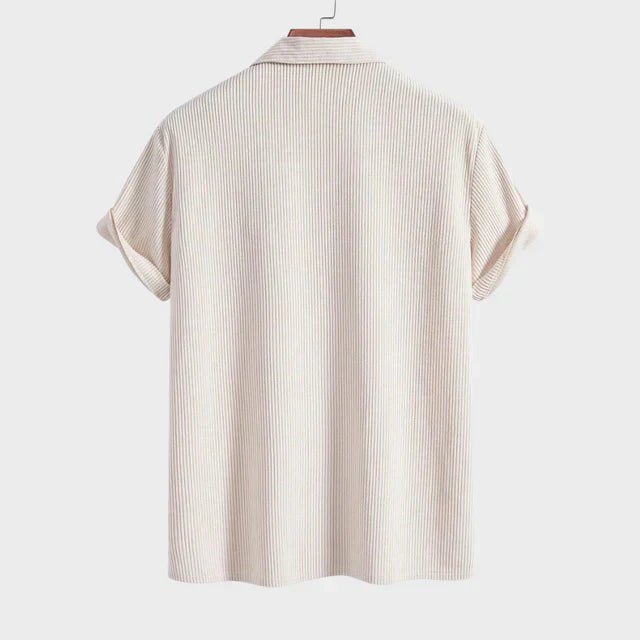 LAURENT MONACO | CHEMISE CUBA TEXTURÉE POUR HOMMES
