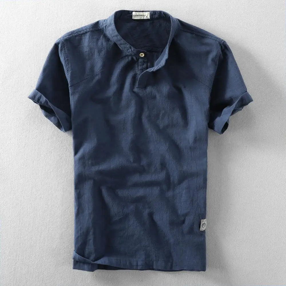 LAURENT MONACO | CHEMISE D'ÉTÉ À MANCHES COURTES POUR HOMMES