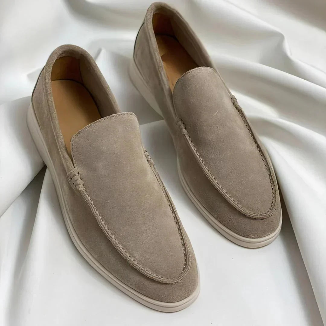 LAURENT MONACO | MOCASSINS CLASSIQUES EN DAIM POUR HOMME