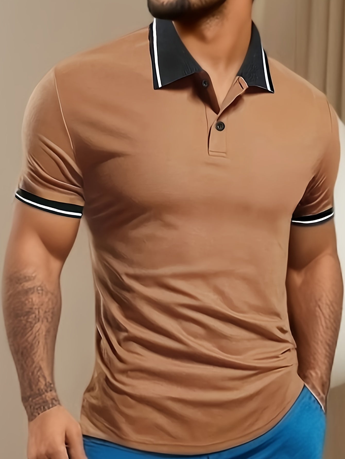 LAURENT MONACO | CHEMISE D'ÉTÉ À COL POUR HOMMES