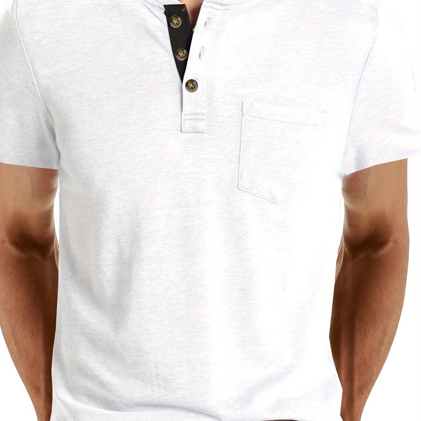 LAURENT MONACO | T SHIRT HENLEY POUR HOMME