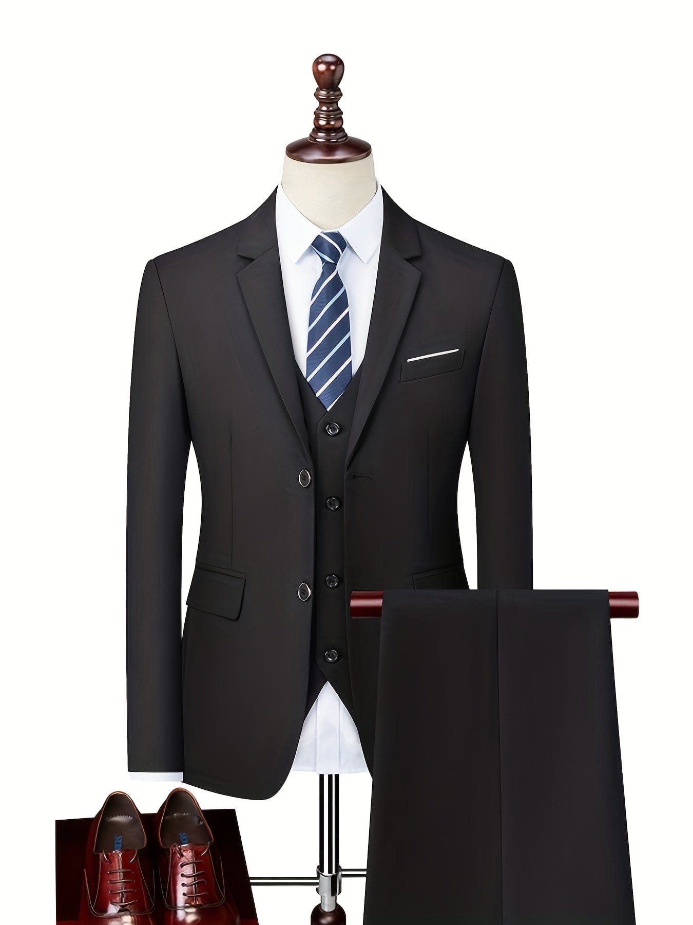 LAURENT MONACO | COSTUME EN LAINE MÉLANGÉE POUR HOMME