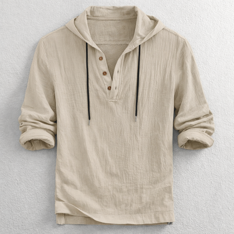 LAURENT MONACO | CHEMISE CLASSIQUE À CAPUCHE POUR HOMMES